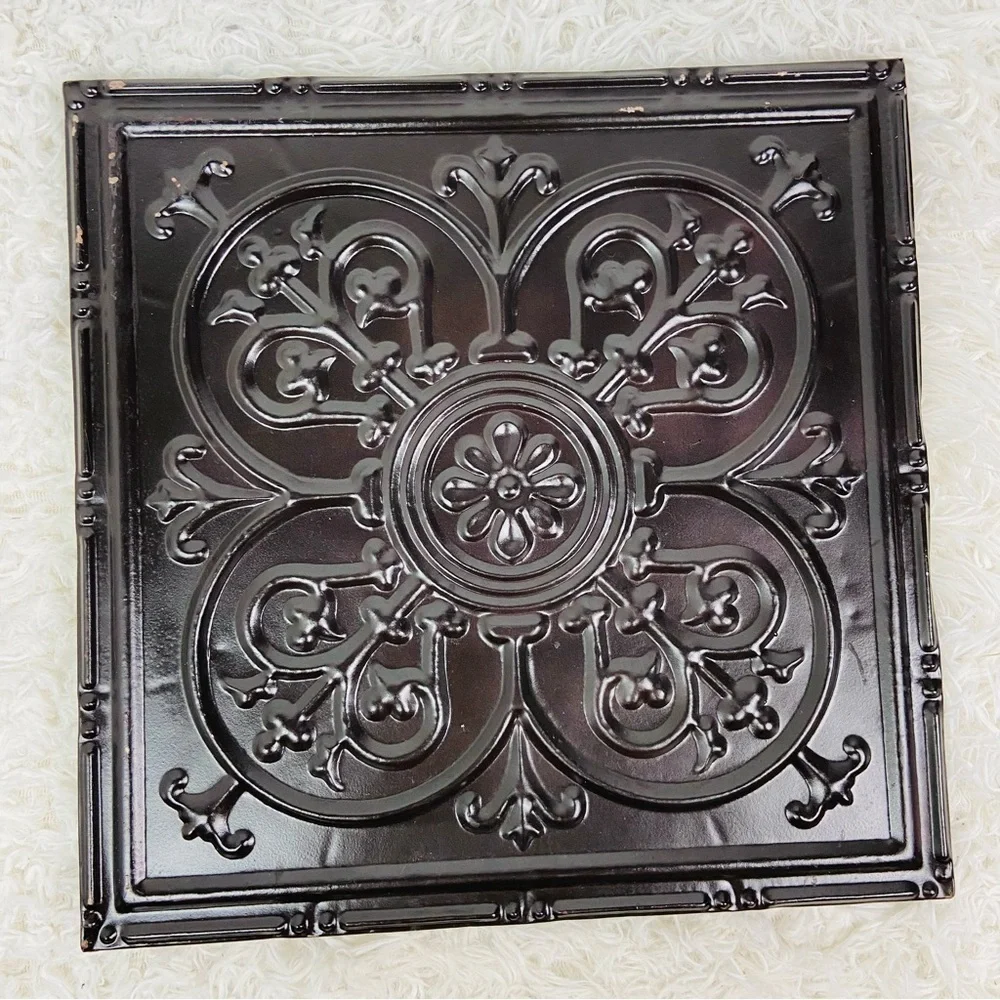 UNBRANDED brown design square wall hanging decor design decoration